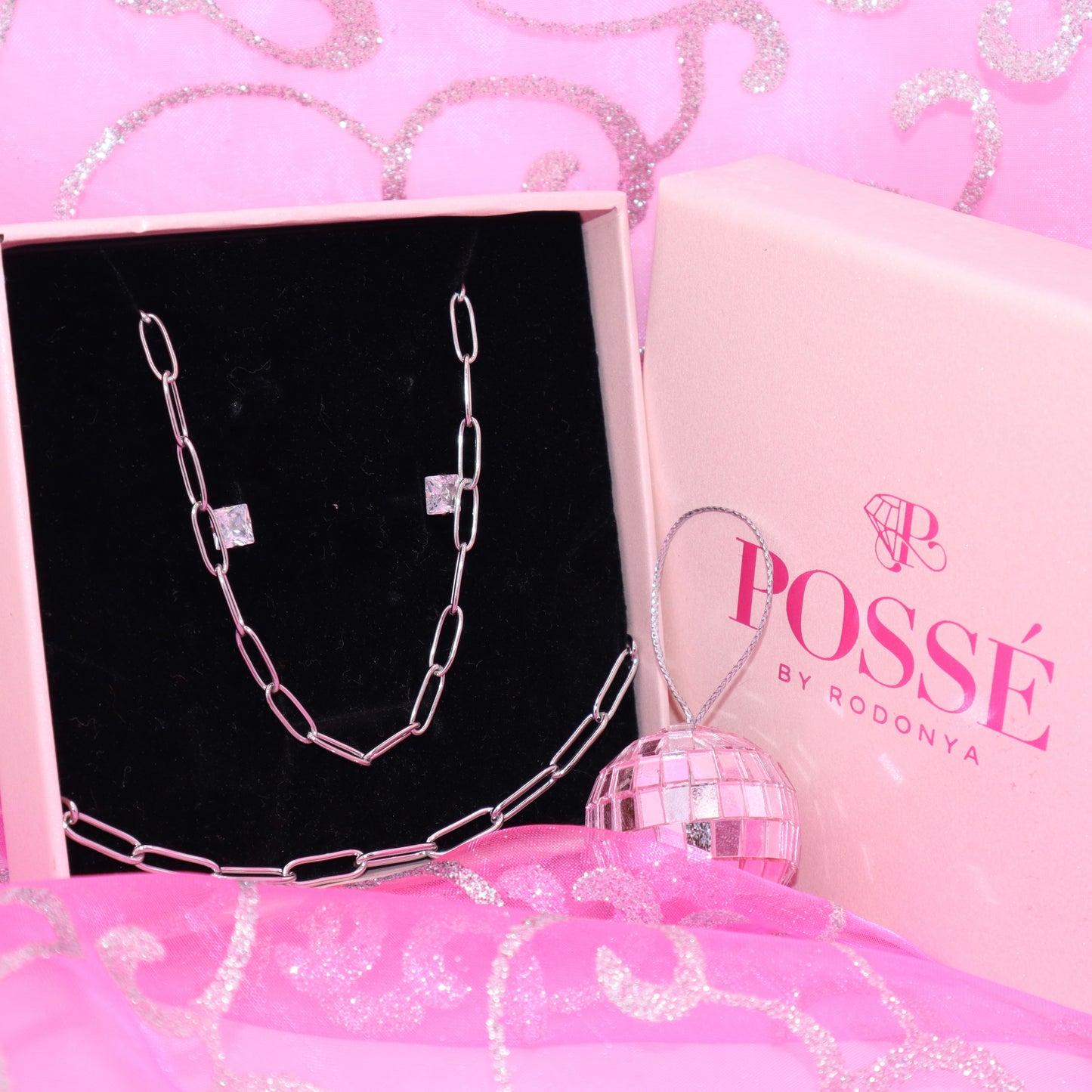 STUNNING SILVER Necklace, Earrings & Bracelet Set