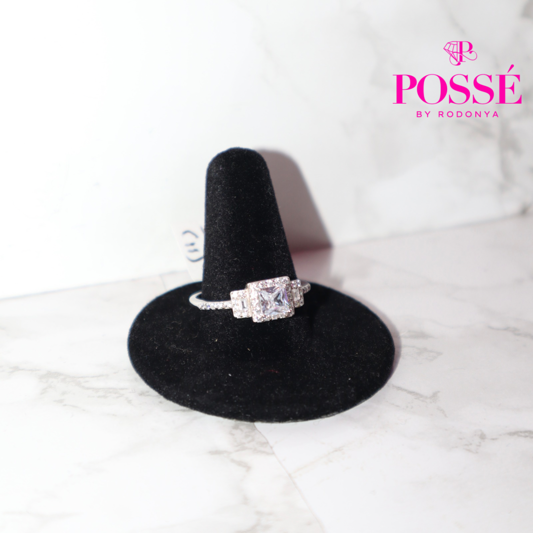 PRINCESS GEM Sterling Silver Ring