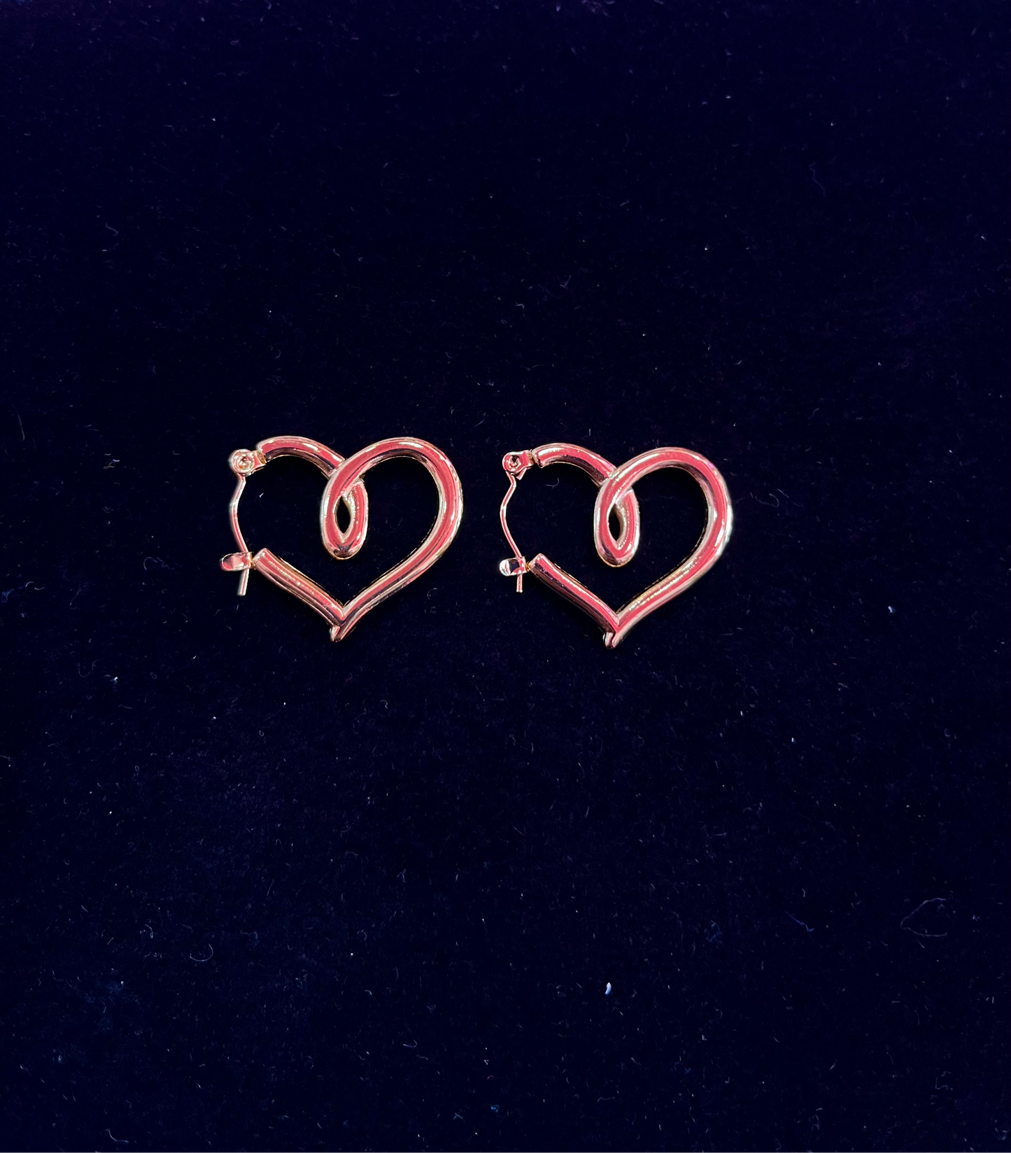 Swirl Heart Hoops
