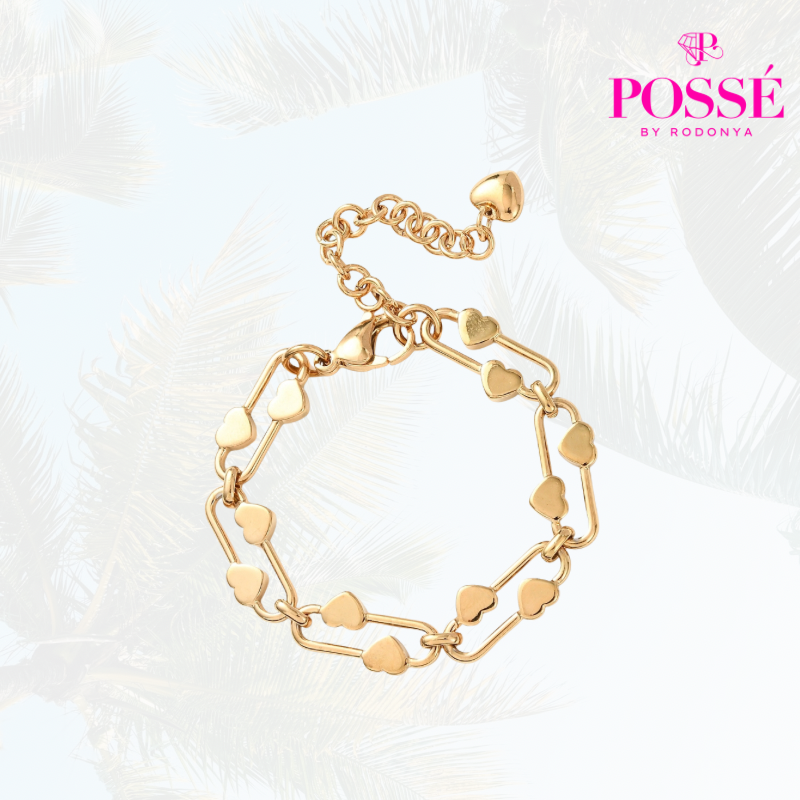 AMINA Heart Bracelet - Gold