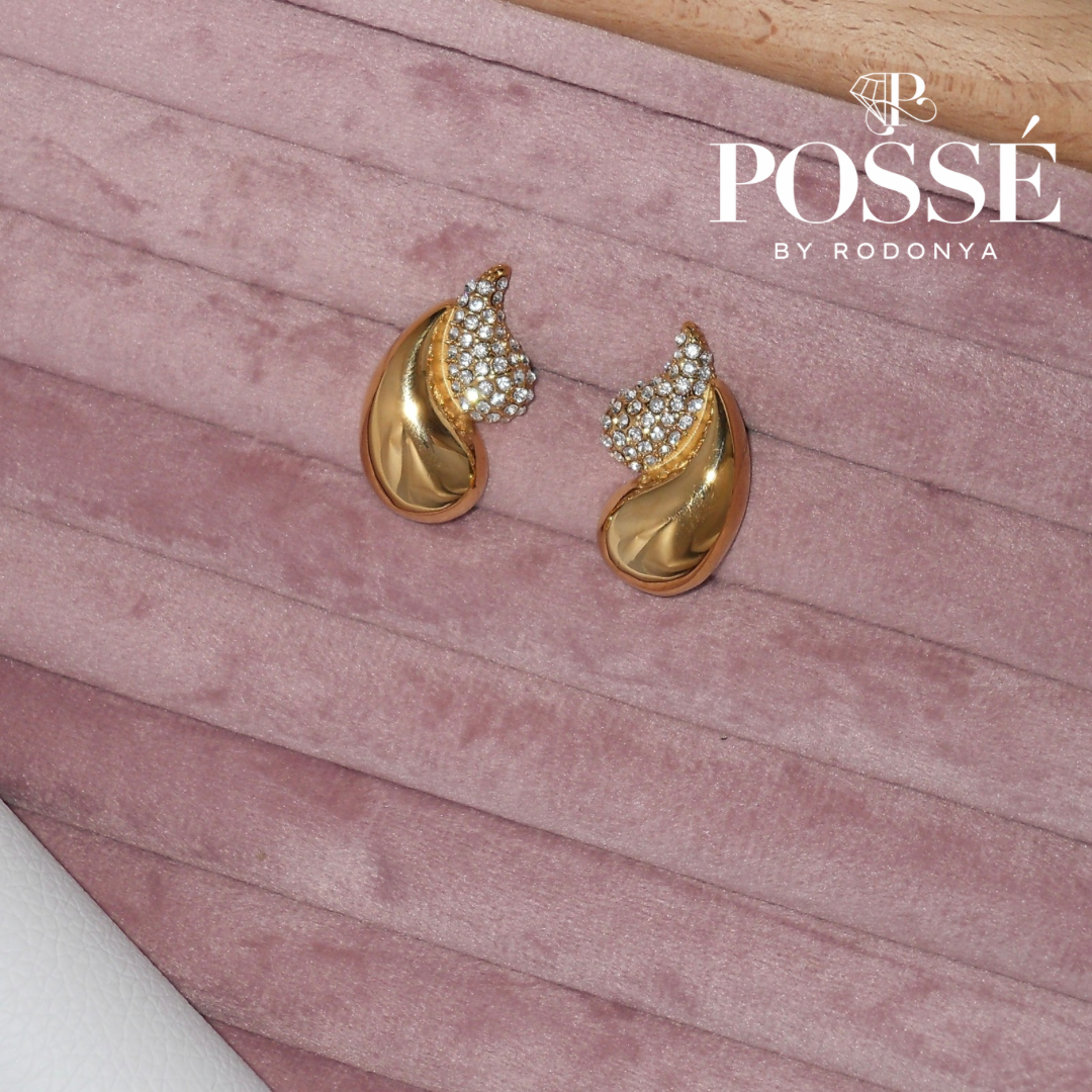 Icy Double Drop Earrings