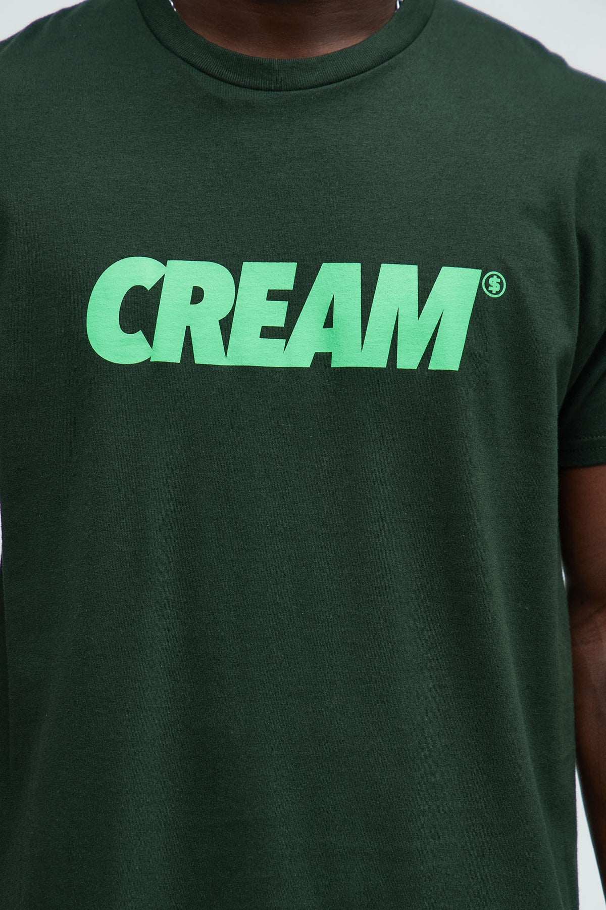 ‘CREAM’ Tee - Green
