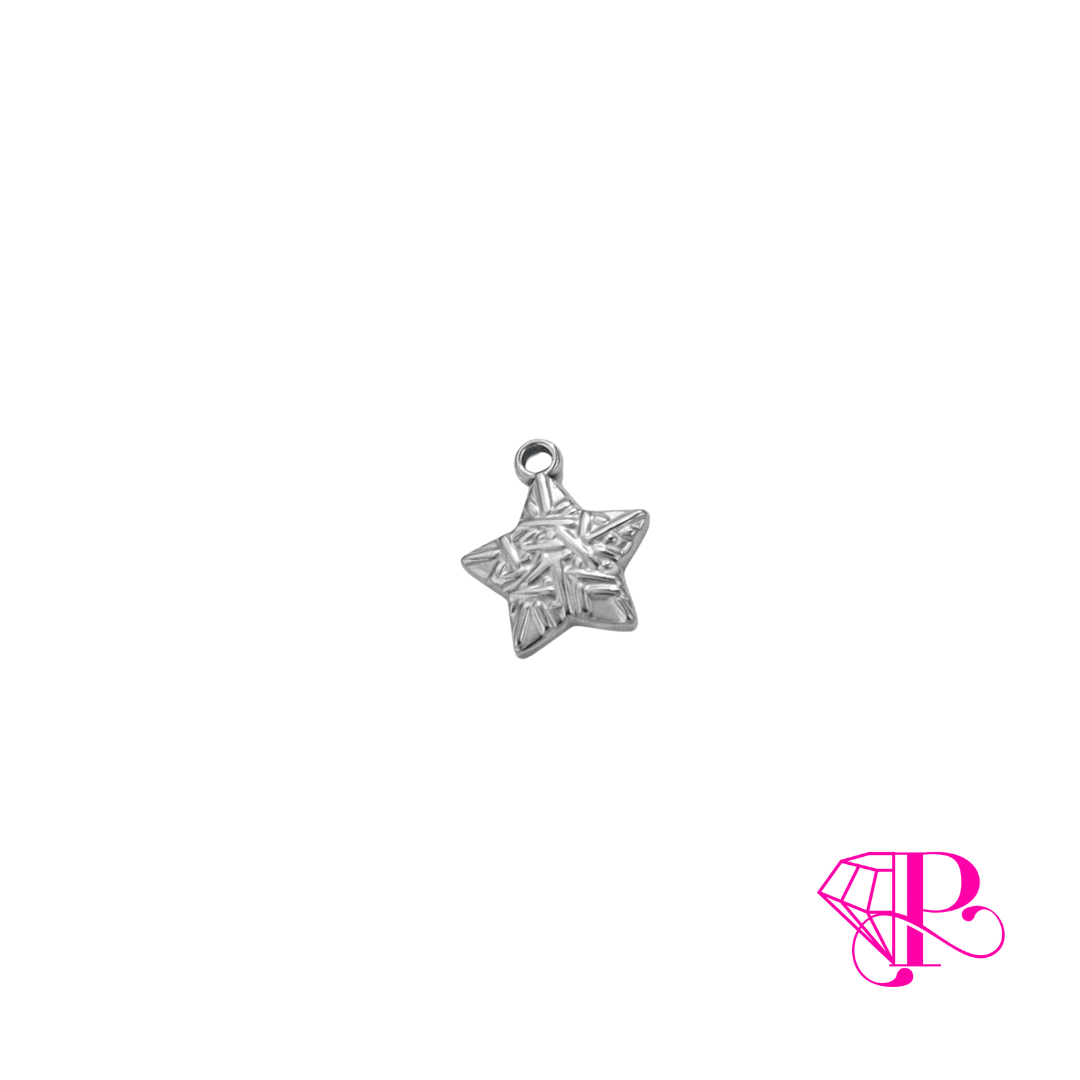 TEXTURED STAR Charm
