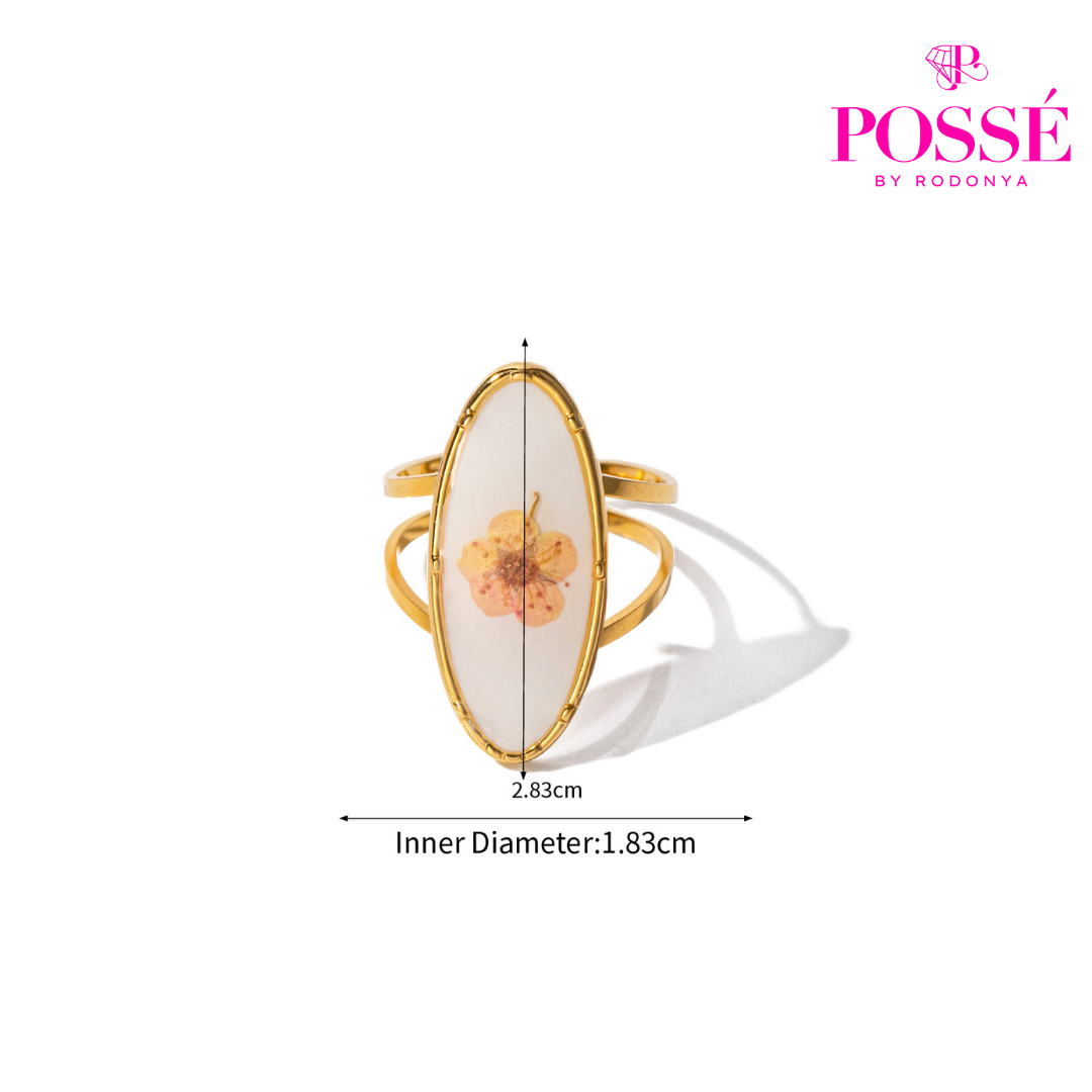 FLORAL FANTASY Adjustable Ring