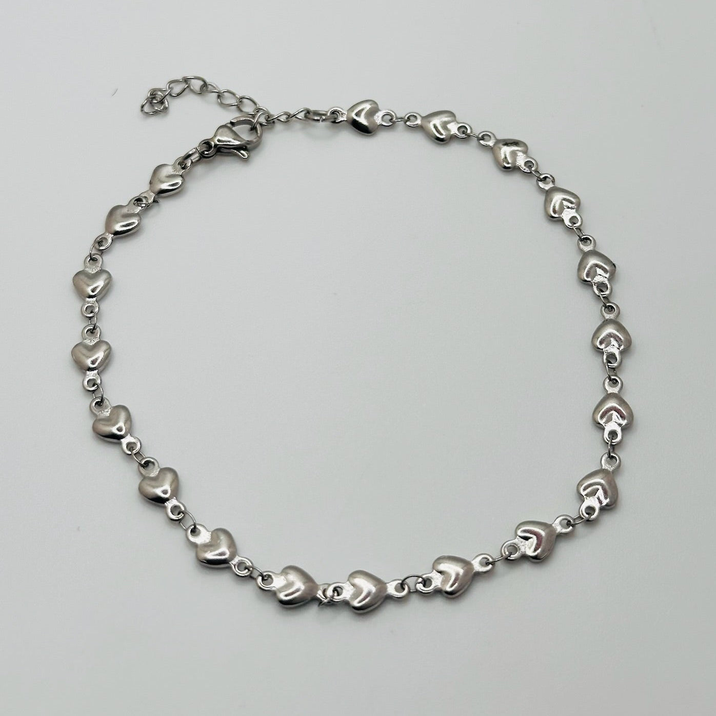 KISSES Anklet - Silver