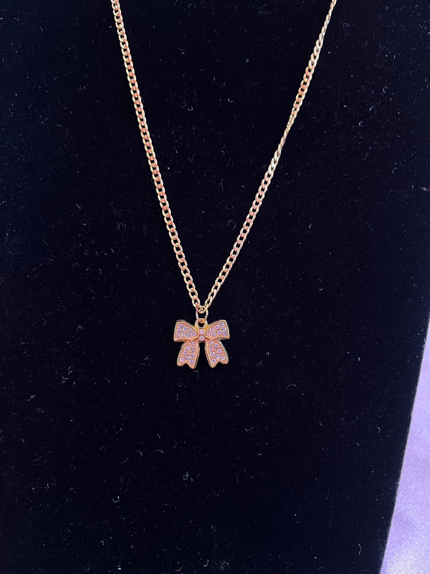 Minnie Bow Necklace