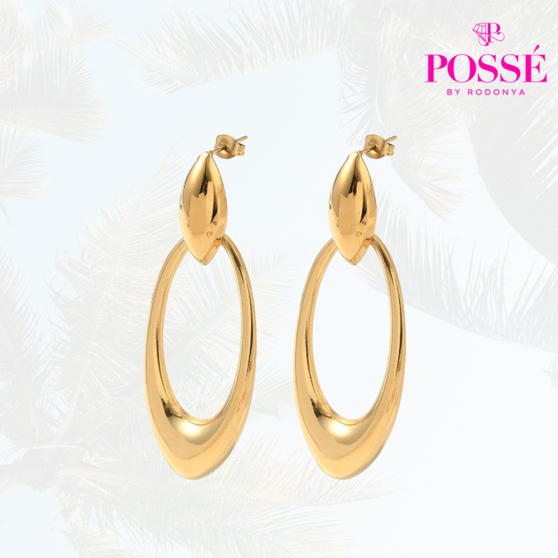 BODIED Hoop Earrings - Gold