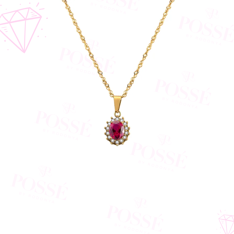 ICY DAISY Birthstone Necklace