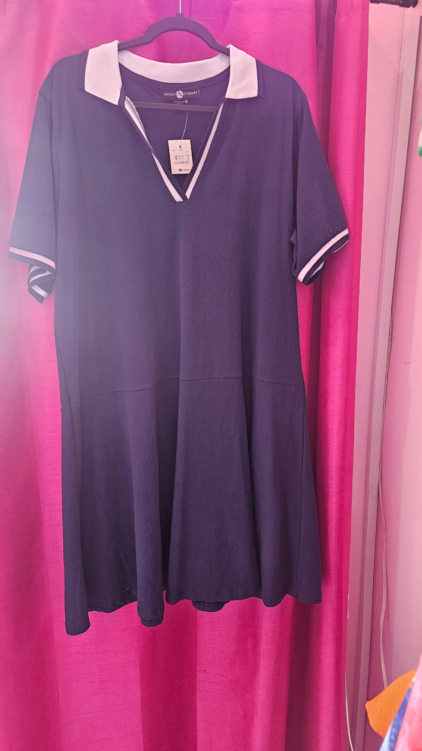 Navy Polo Dress