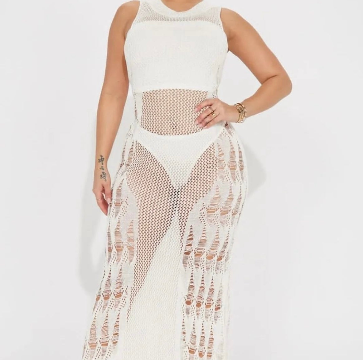 Olivia Crotchet Maxi Dress