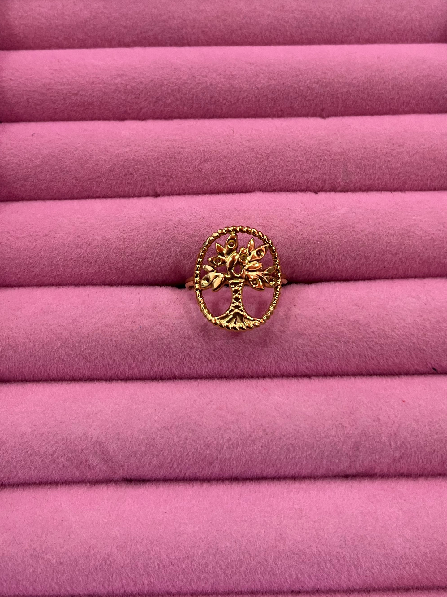 Tropic Tree Adjustable Ring