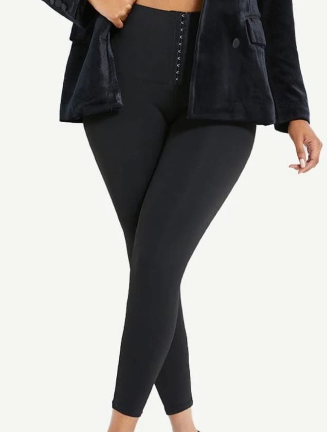 High Waisted Shaper Leggings - Black
