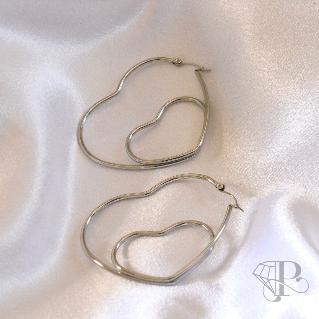 DOUBLE HEART HOOPS