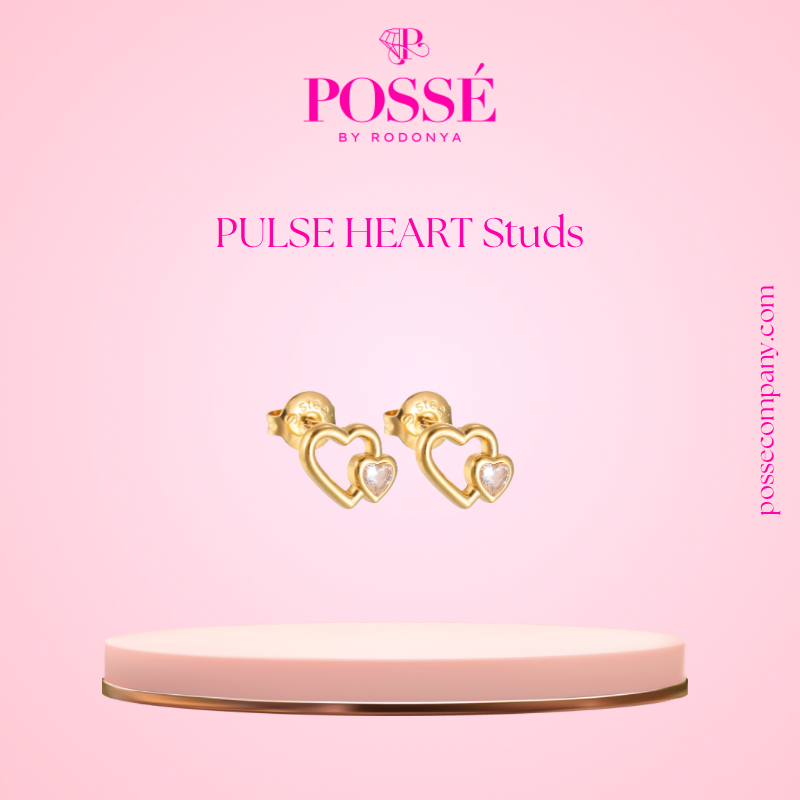 PULSE HEART Studs