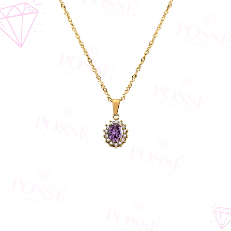 ICY DAISY Birthstone Necklace