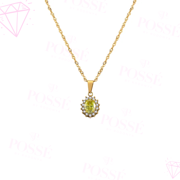 ICY DAISY Birthstone Necklace