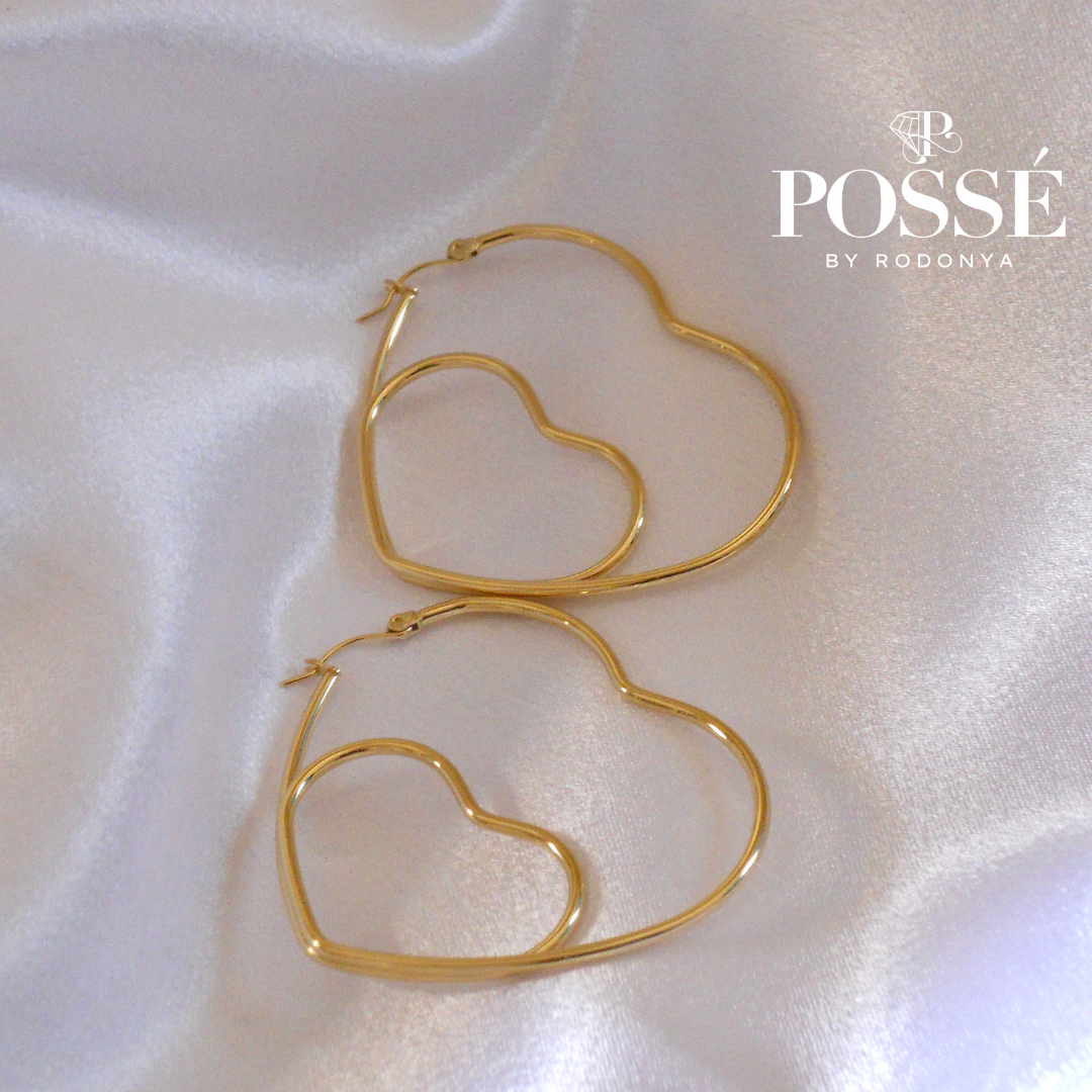 DOUBLE HEART HOOPS