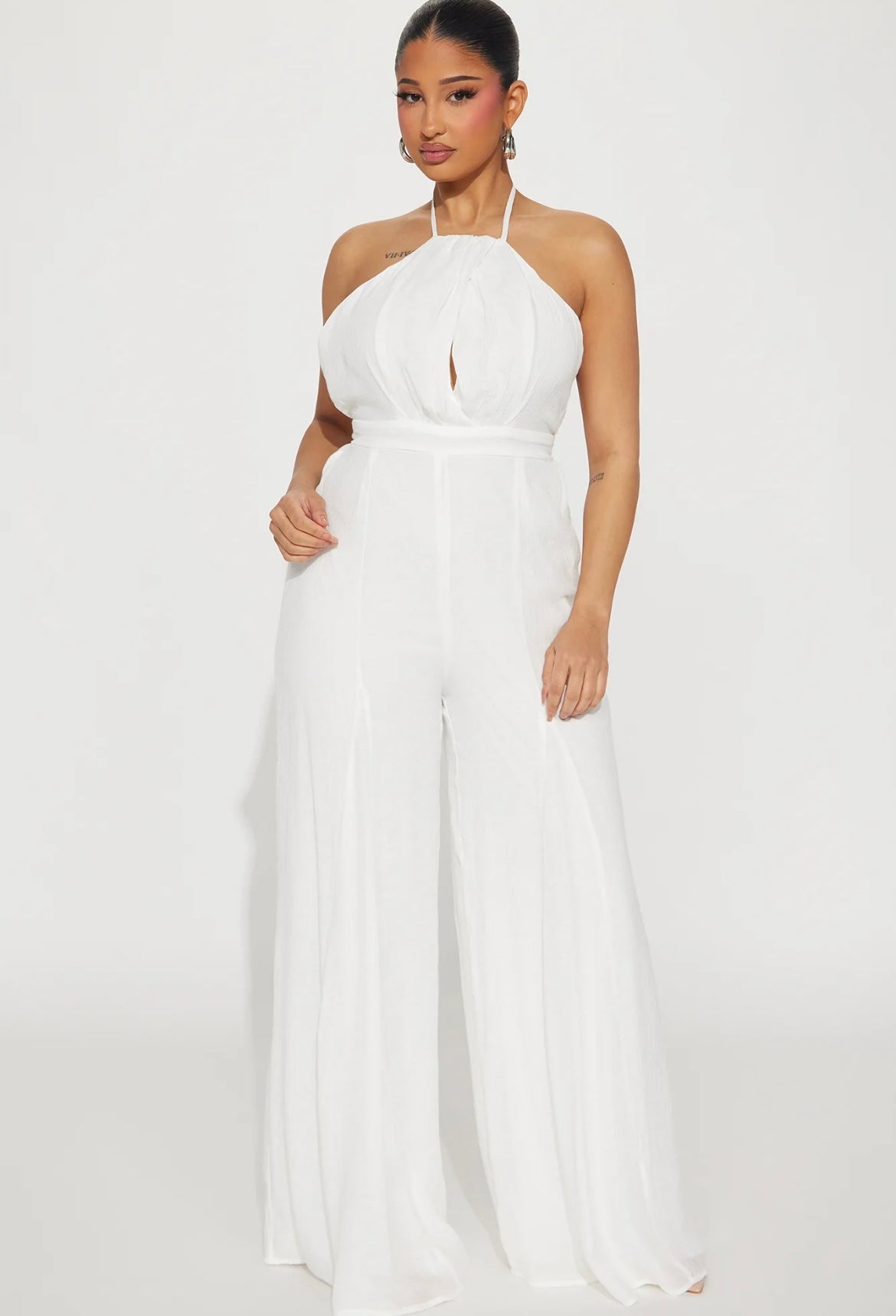 Thomas Linen Jumpsuit - White