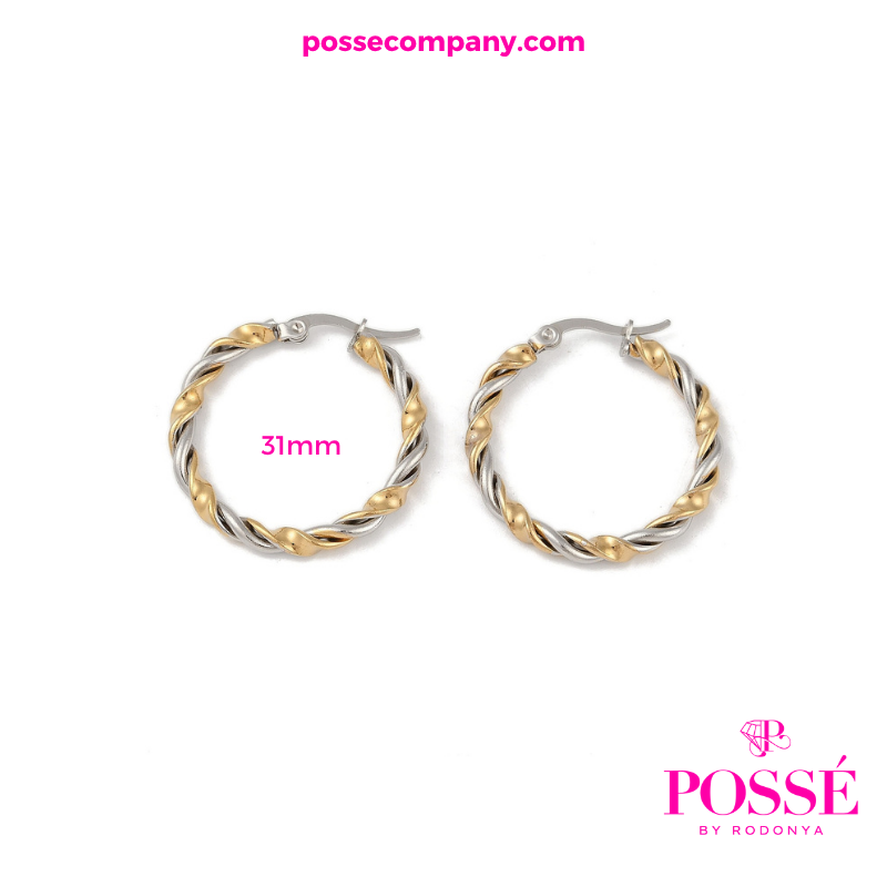 TWISTED TONES Hoops