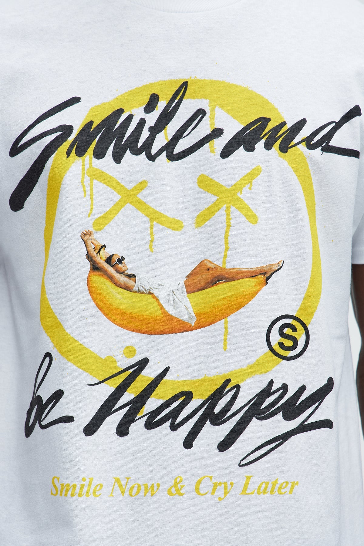 “Smile” Tee- White