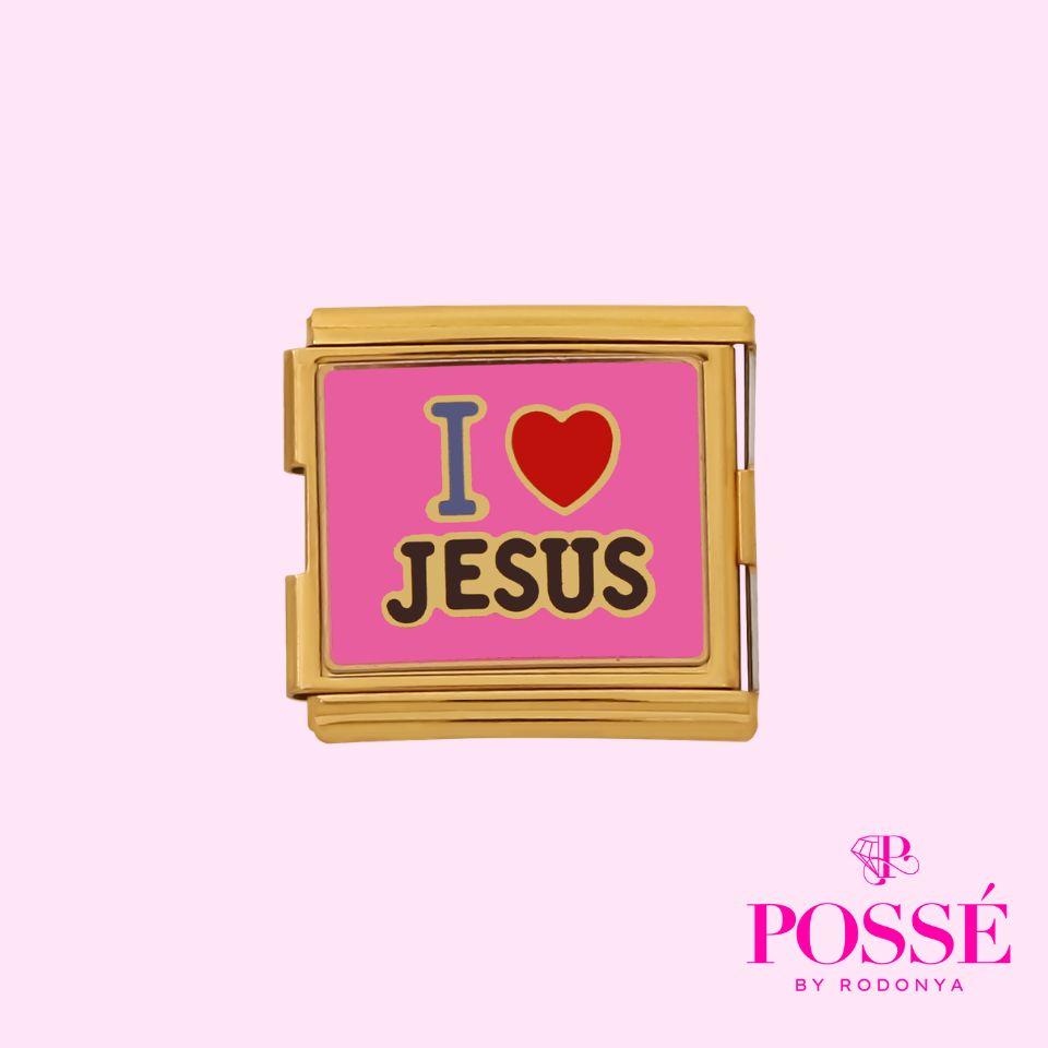 I❤️JESUS DoubleStack Elixir Charm