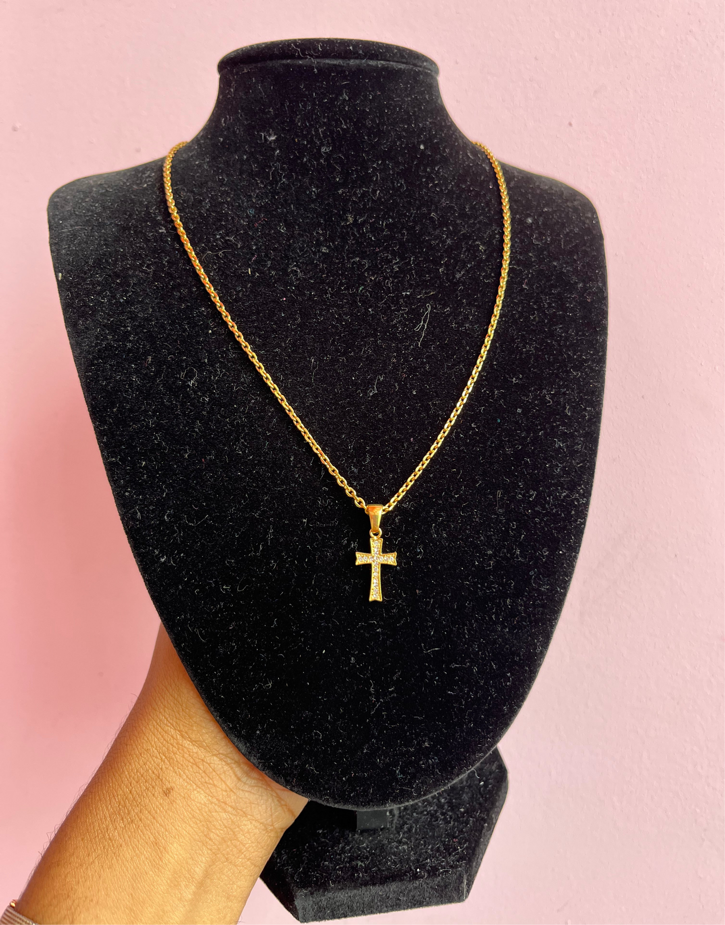 Dazzle Cross Necklace