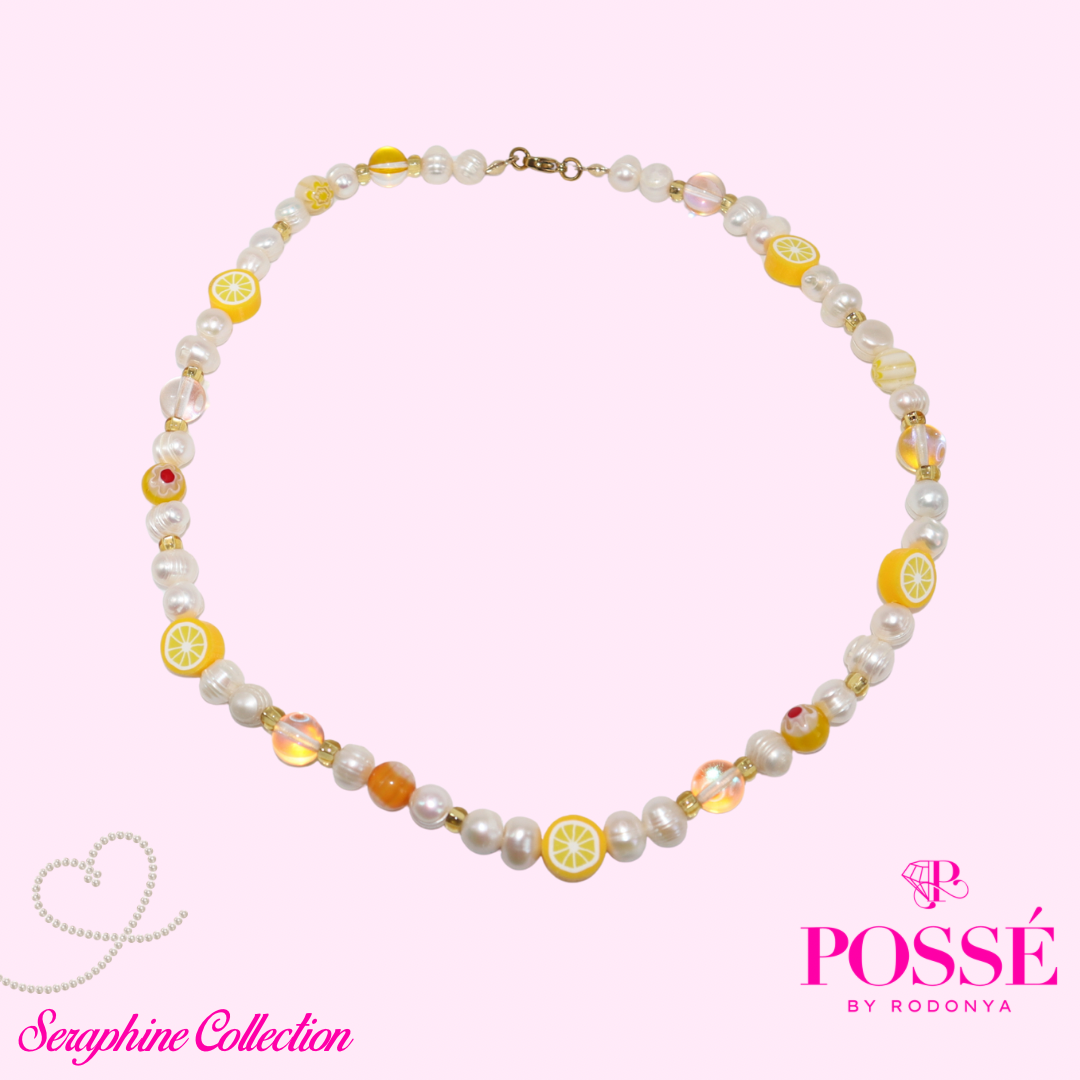 LUSTRE LEMON Premium Handmade Necklace