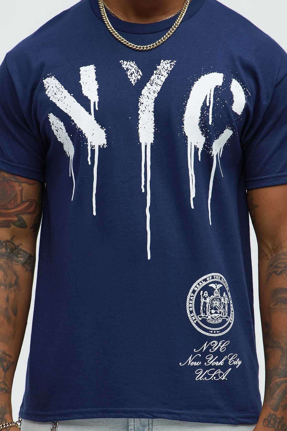 NYC Tee- Navy