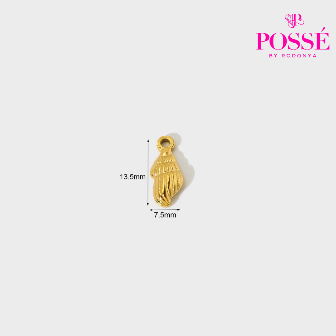 COASTAL CONCH SHELL Charm