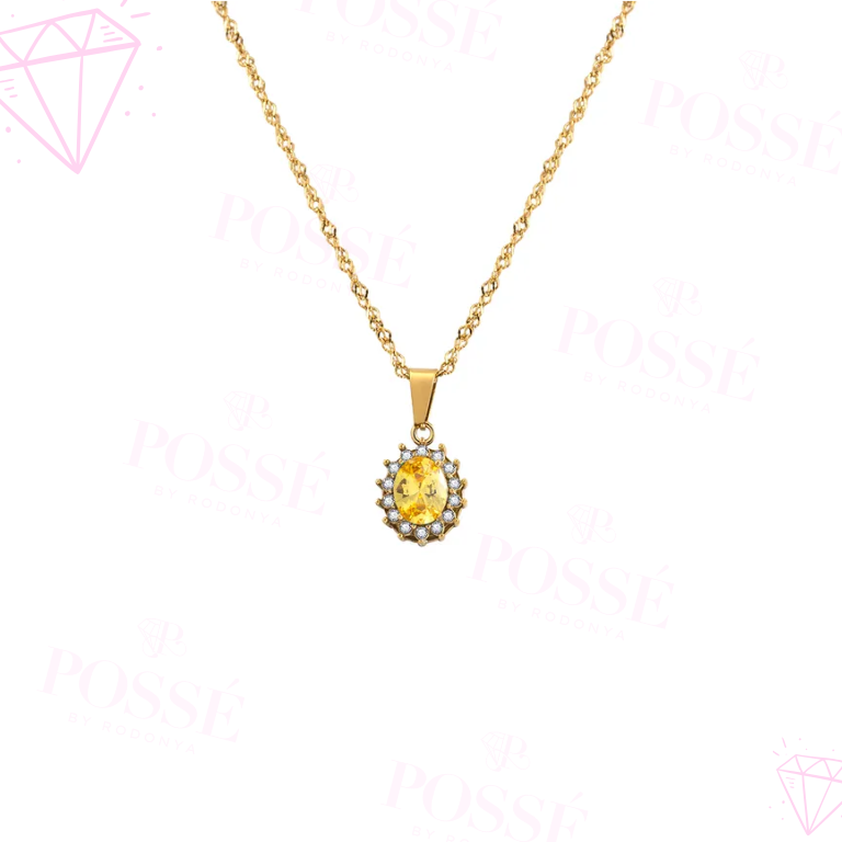 ICY DAISY Birthstone Necklace