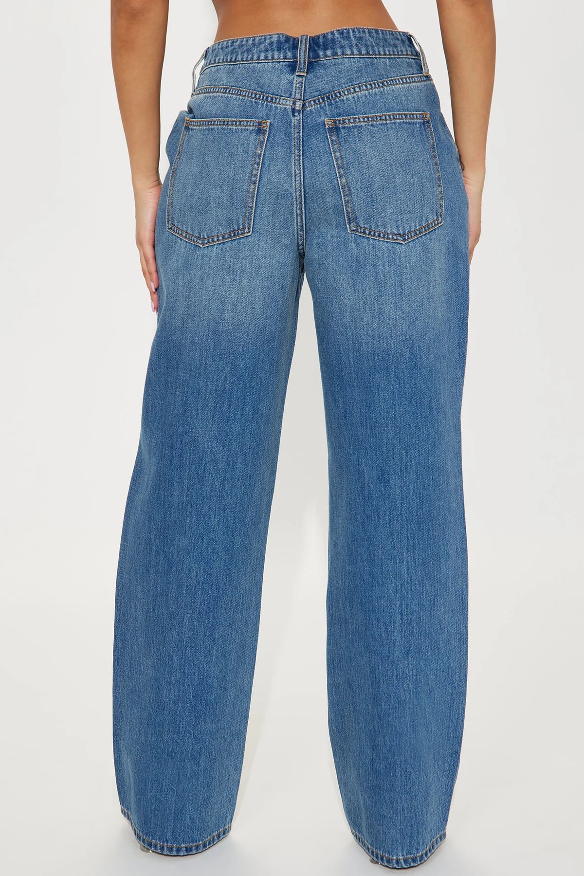 Vintage Baggy Non Stretch Jeans