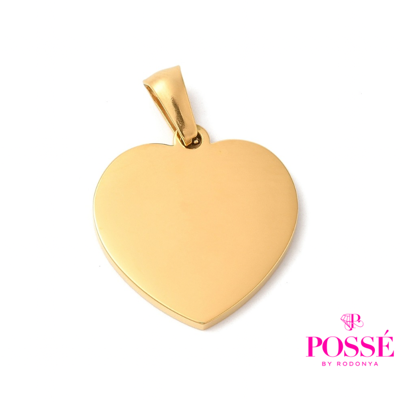 KELLI HEART Engravable Pendant