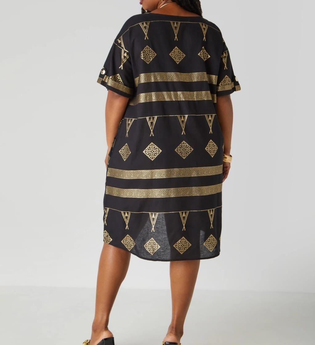 Black/Gold Duster