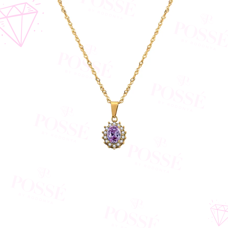ICY DAISY Birthstone Necklace