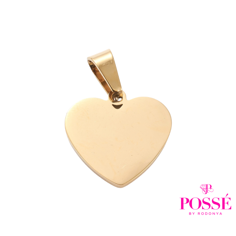 SIMPLE HEART Engravable Pendant