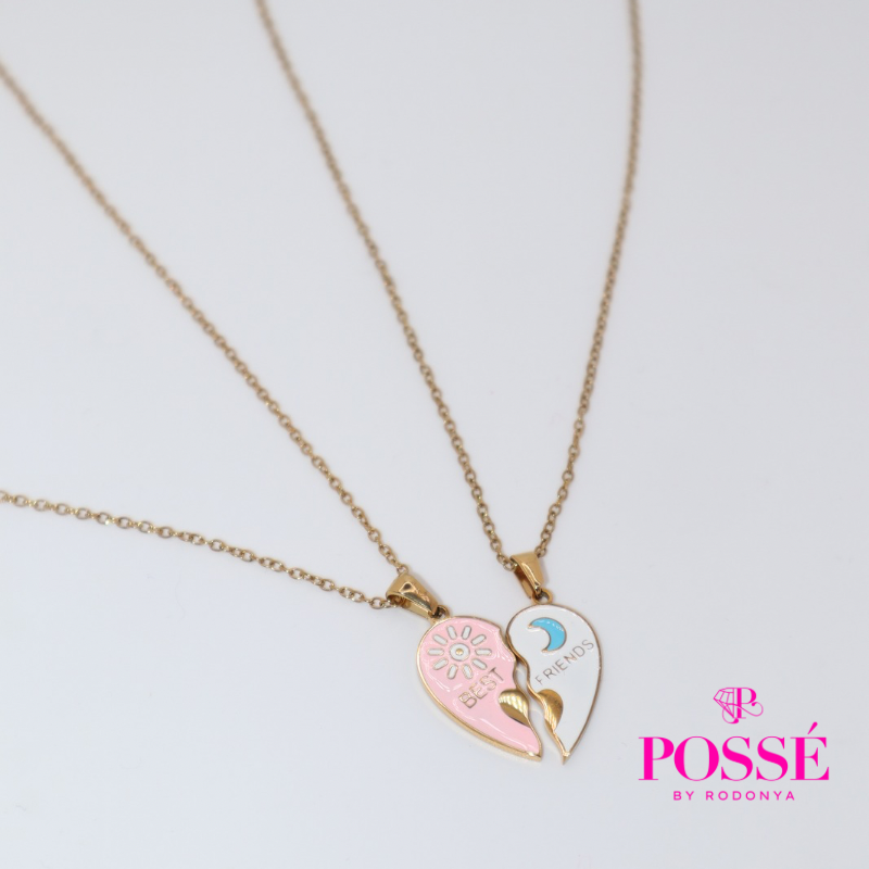 BEST FRIENDS BETTER TOGETHER Necklace Set