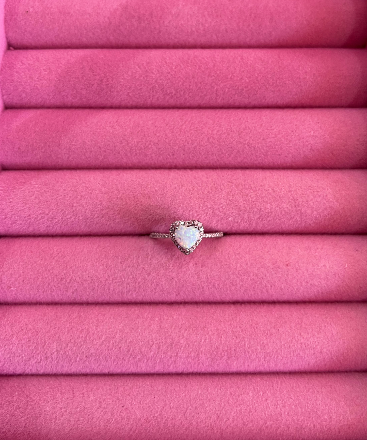 OPAL LUV Sterling Silver Ring