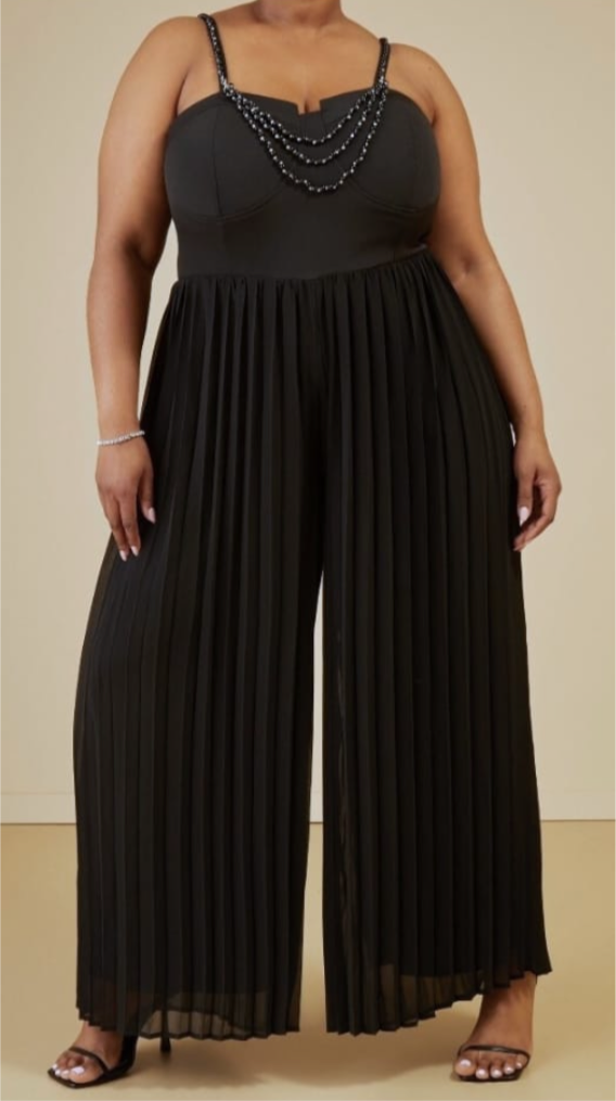 Black Bodice Jumpsuit