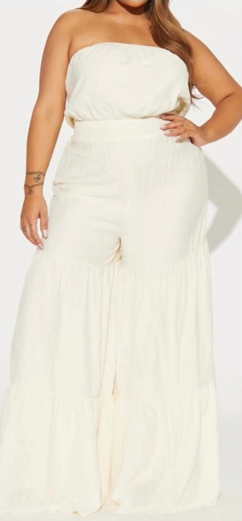 Talking Brunch Jumpsuit Off white