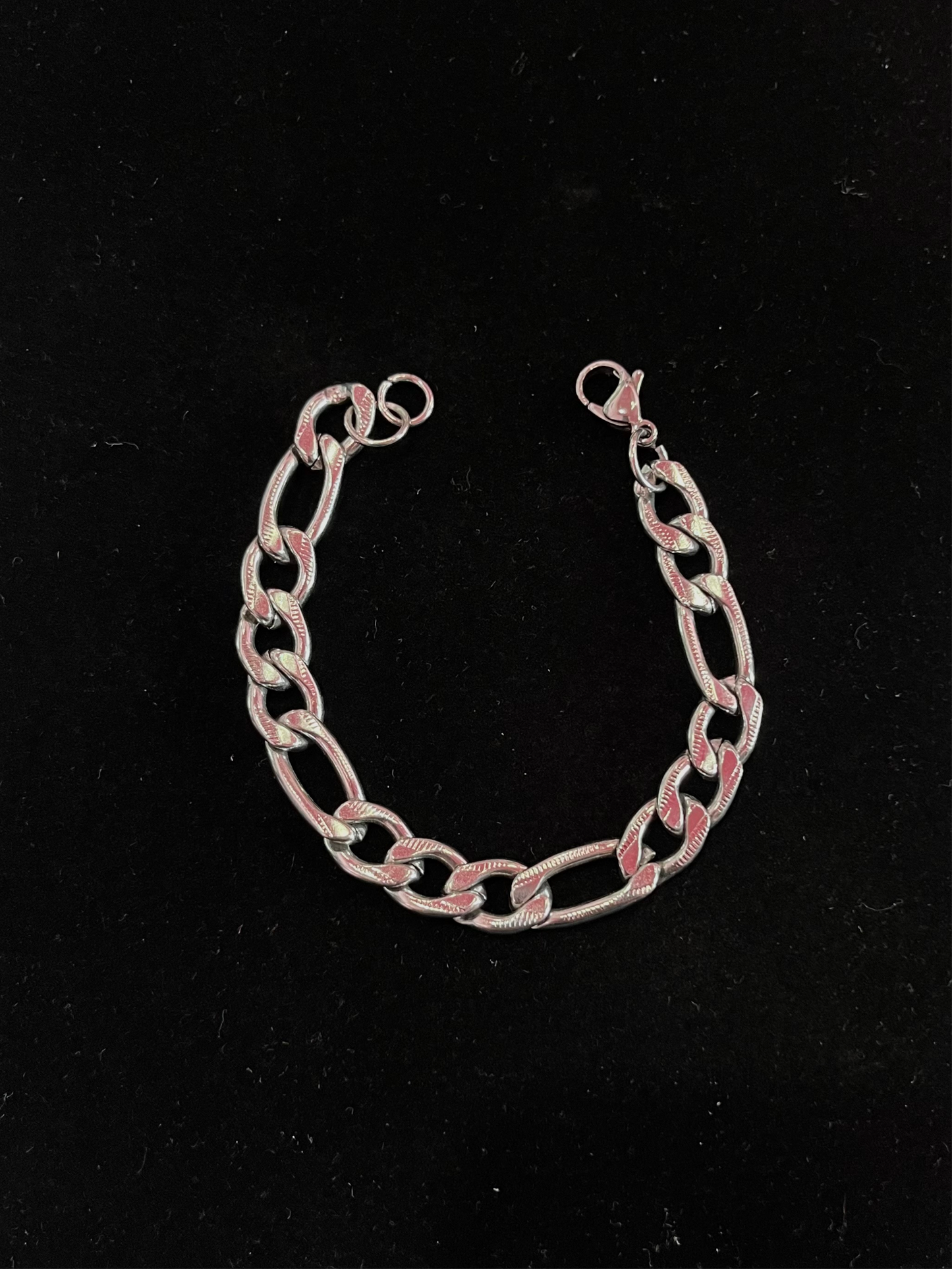 Men’s Faceted Figaro Bracelet