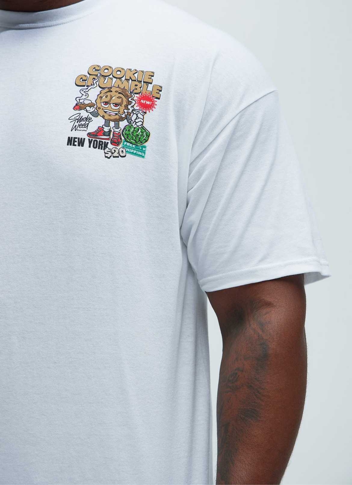 Cookie Crumble Tee- White