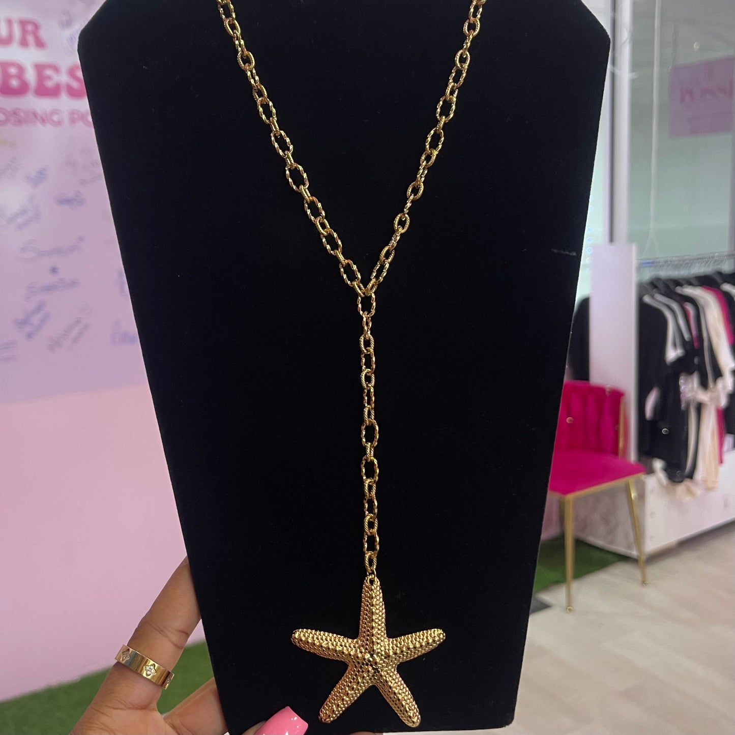 HELD BY THE OCEAN Exclusive Handmade Necklace