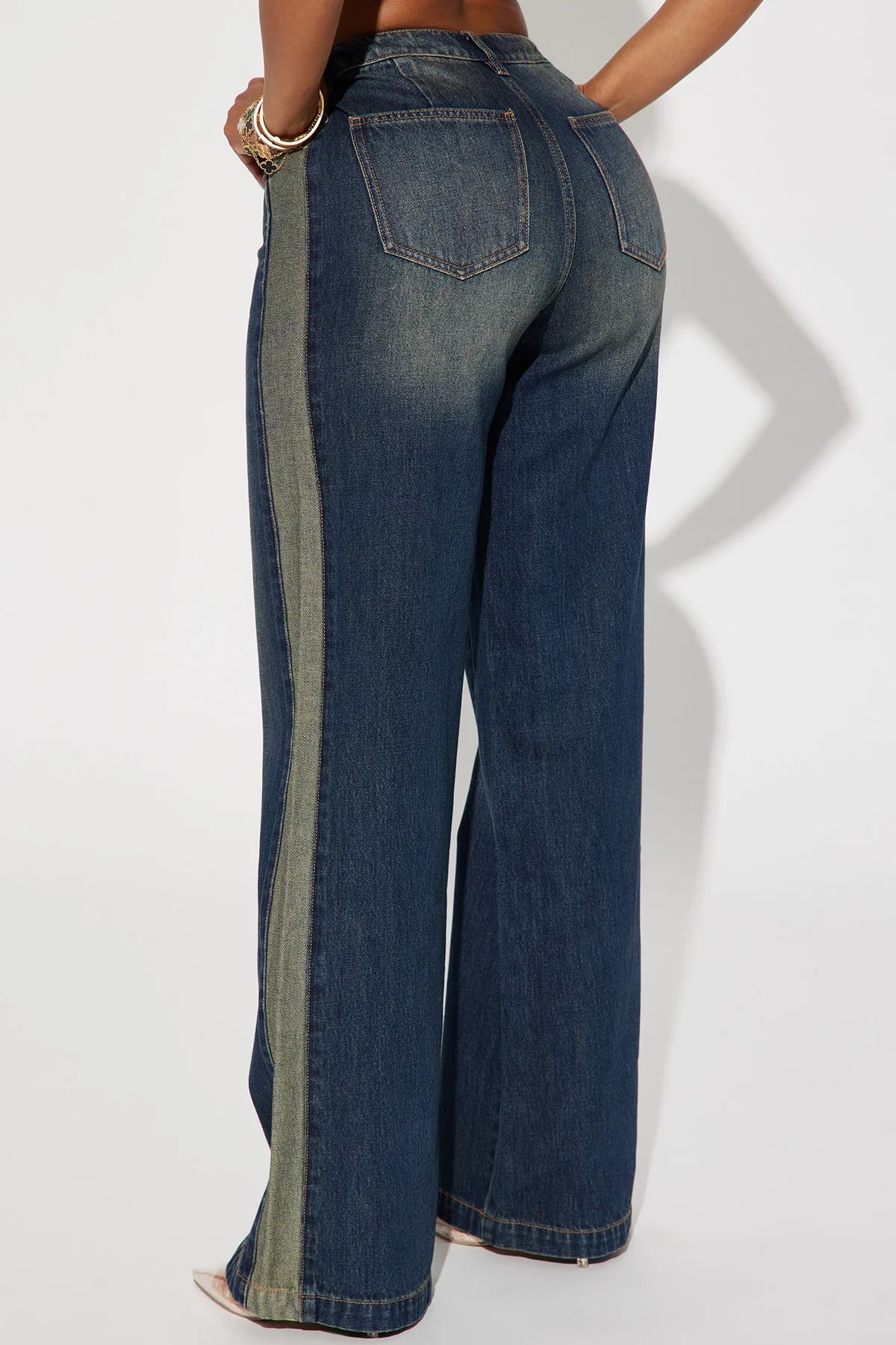 Tinted Straight Leg Jean - Dark Wash