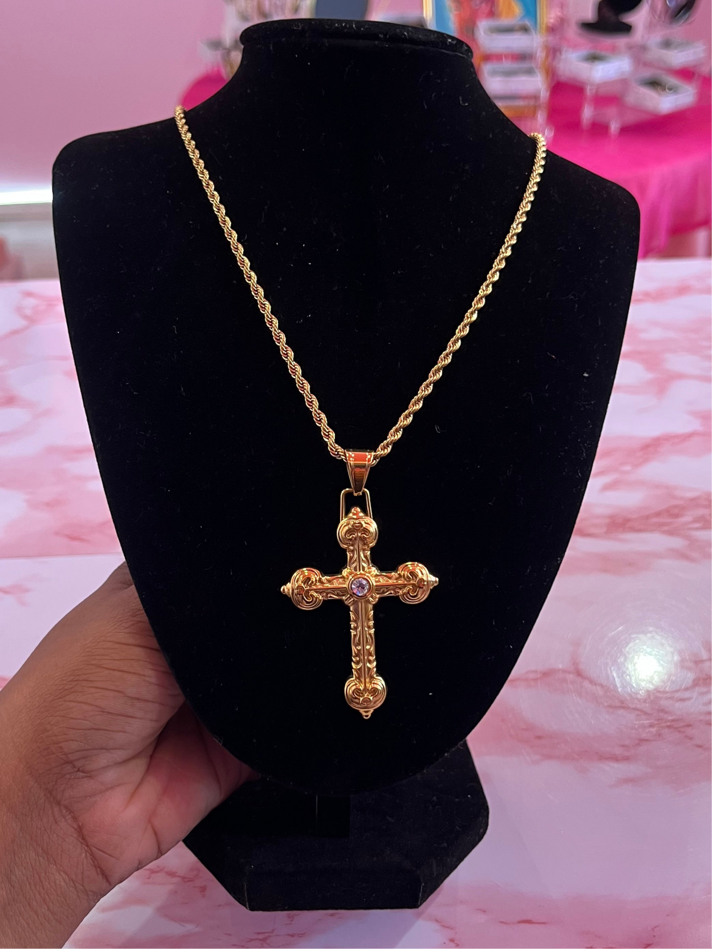 SAFFIYA CROSS Necklace