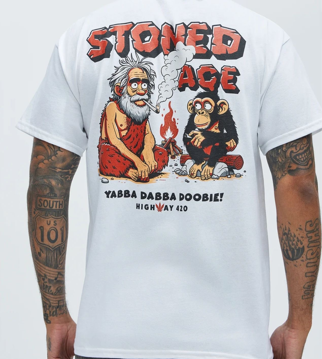 Stoned Age Tee - White