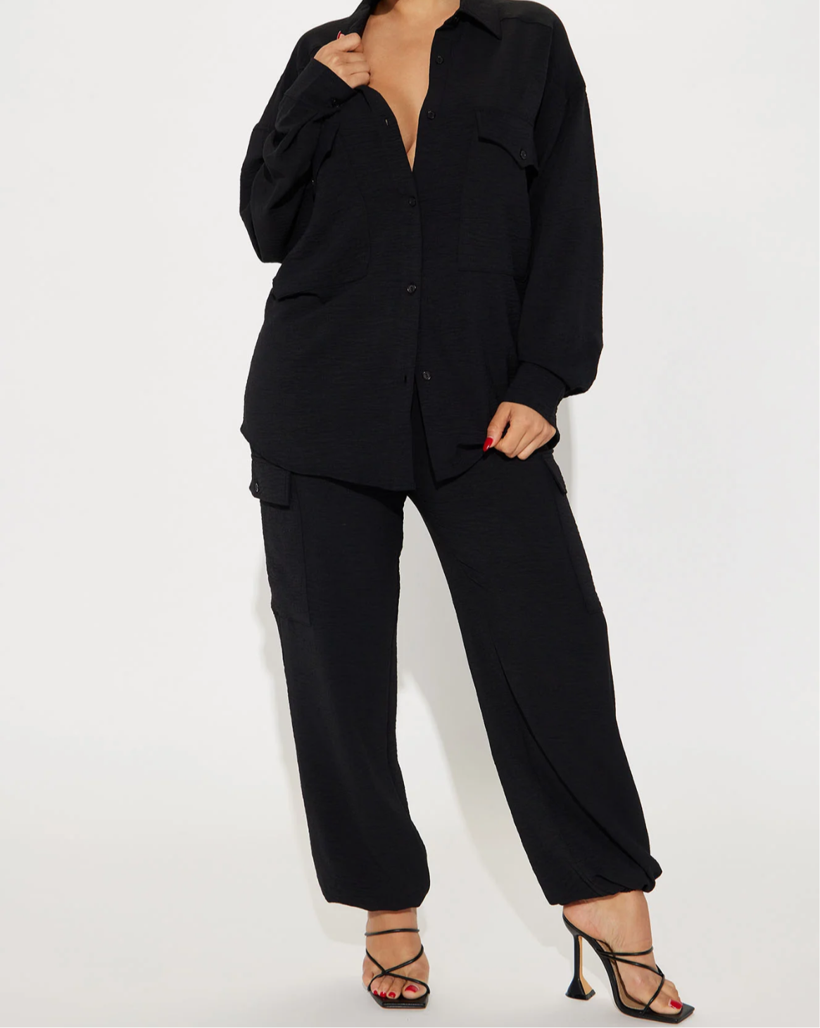Black Jogger Set