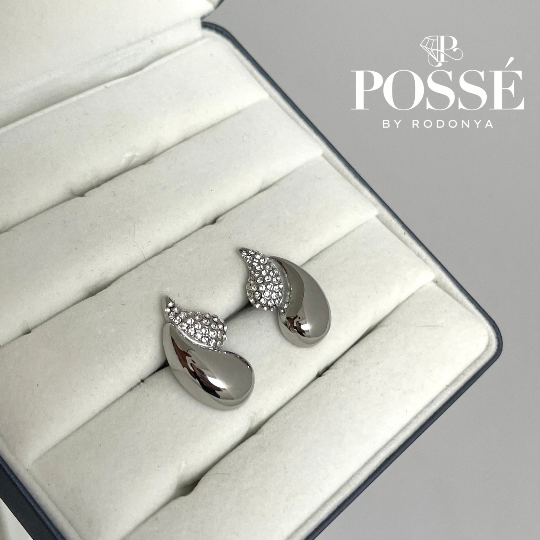 Icy Double Drop Earrings