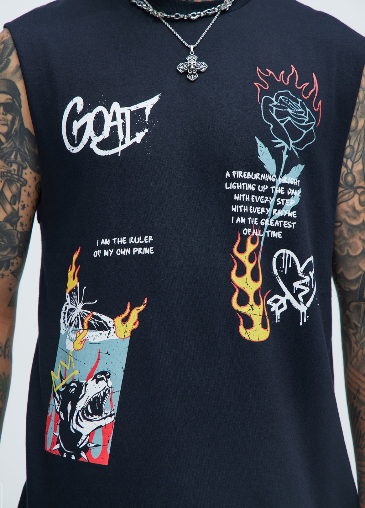 ‘Goat’ Sleeveless Tee