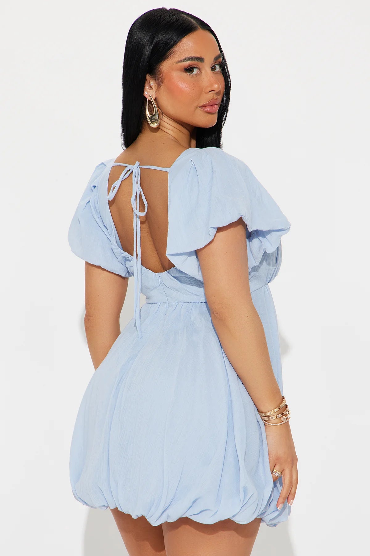Mini Dress Baby Blue