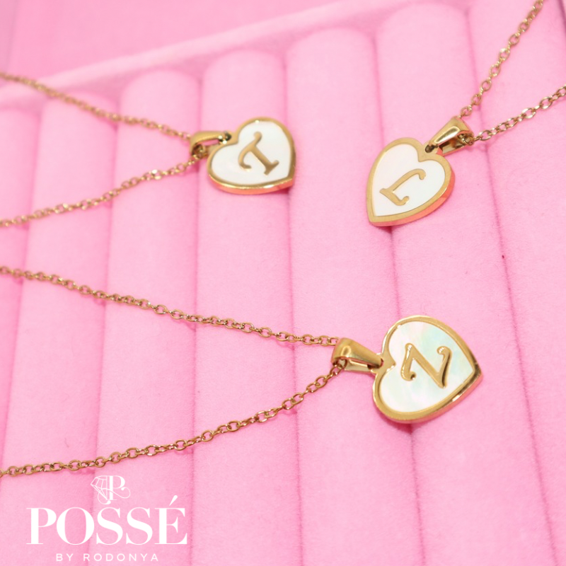ENDLESS LOVE Initial Necklace